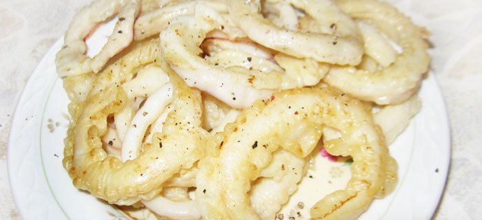 Рецепт Кальмары В Кляре Пошагово