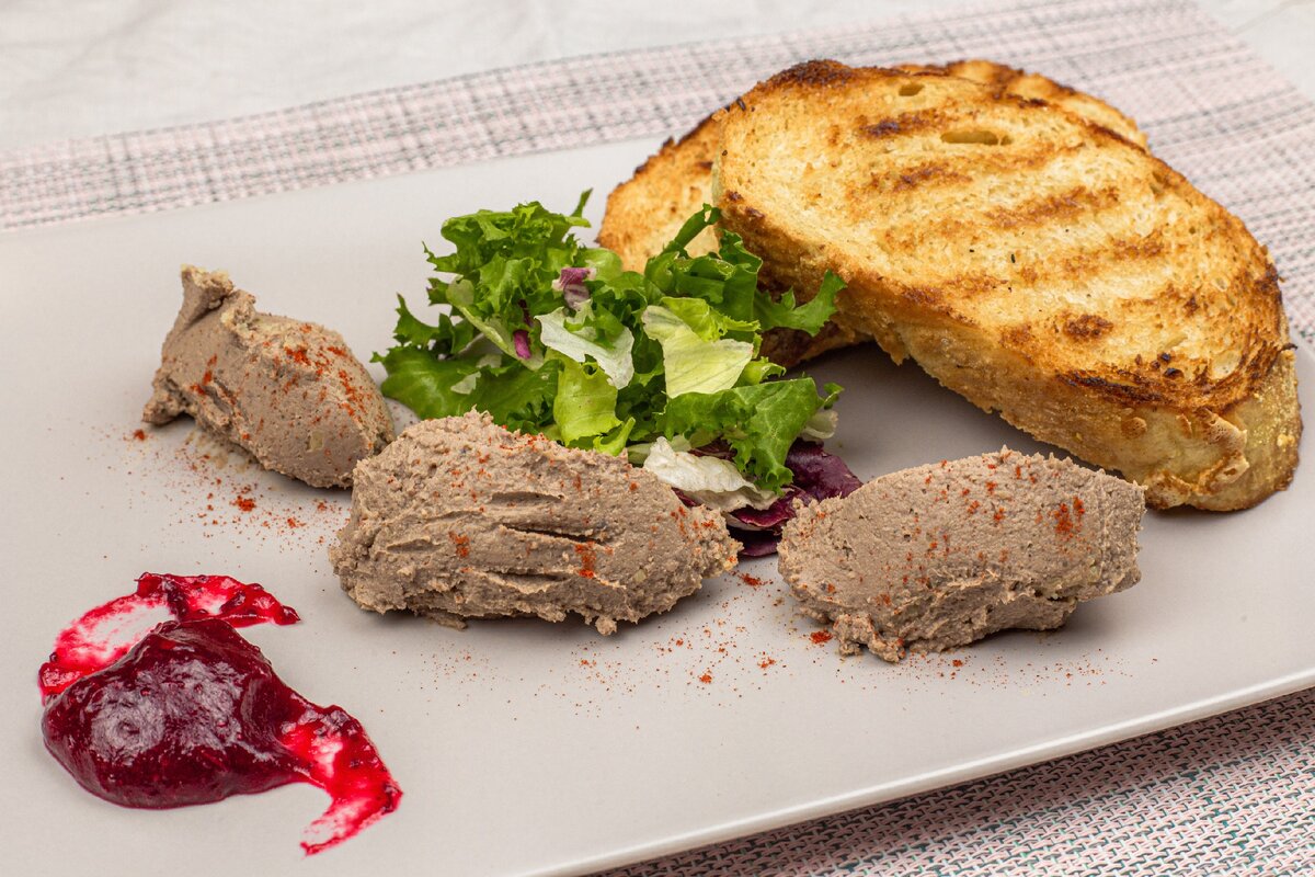 Гарнир к паштету из куриной печени