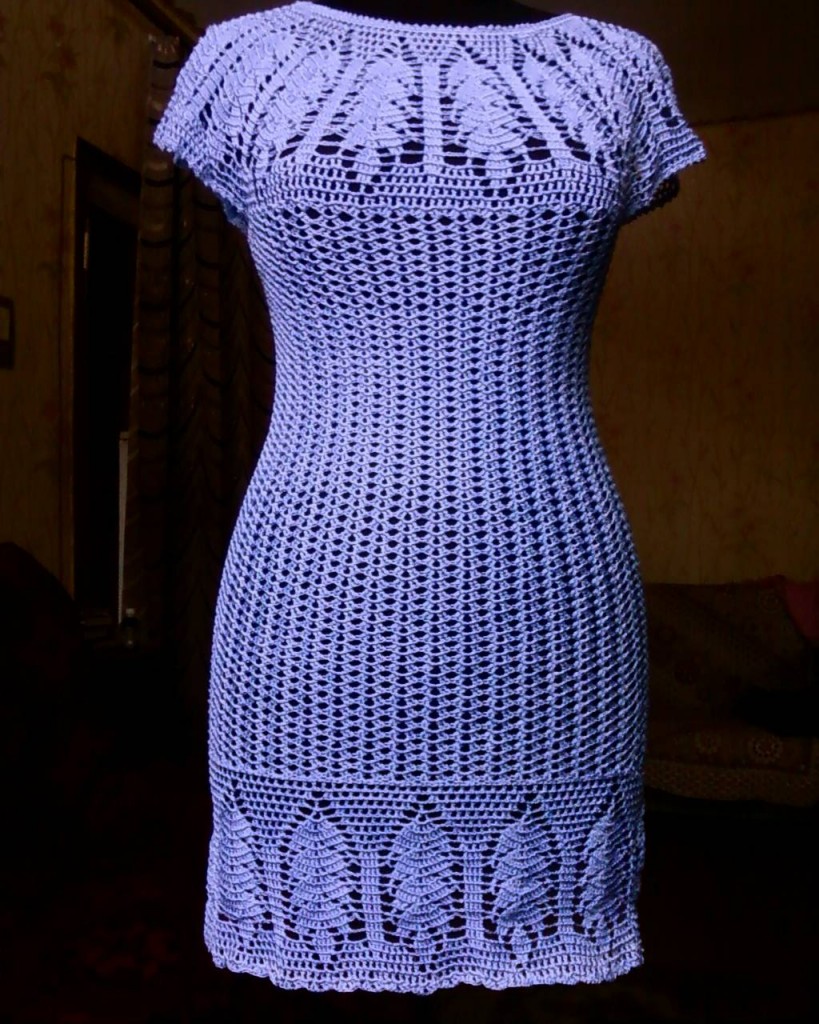 Платье из ириса