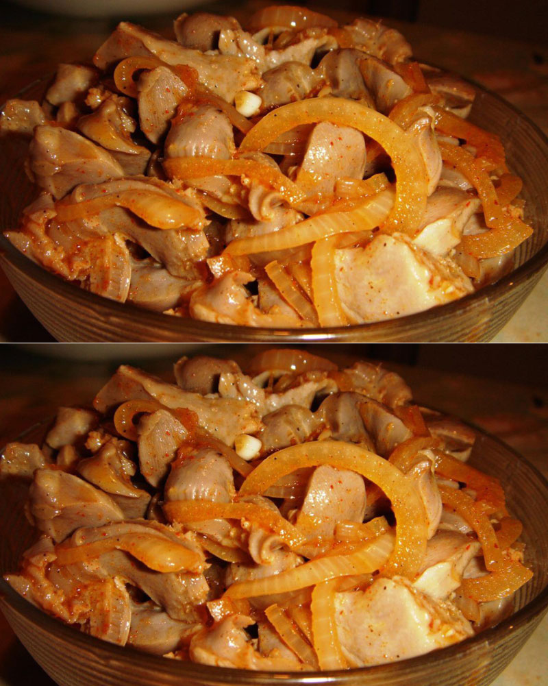 Желудки куриные по корейски в домашних условиях рецепт приготовления пошагово с фото