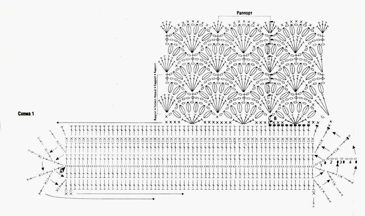  женская крючком схема - 91 фото
