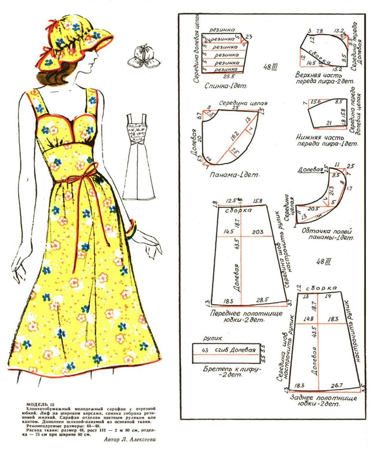 Модели сарафанов для шитья