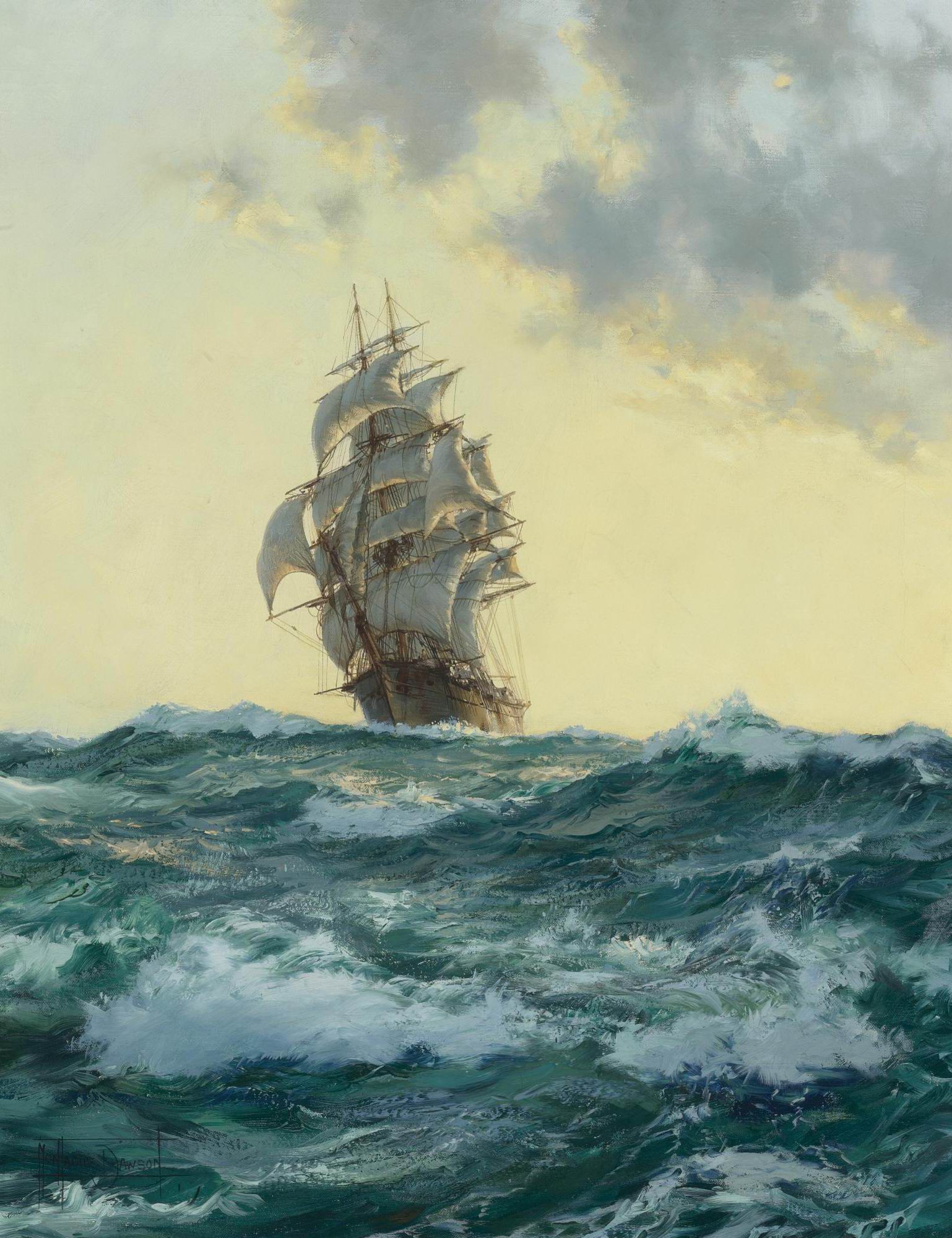 Картины кораблей известных художников