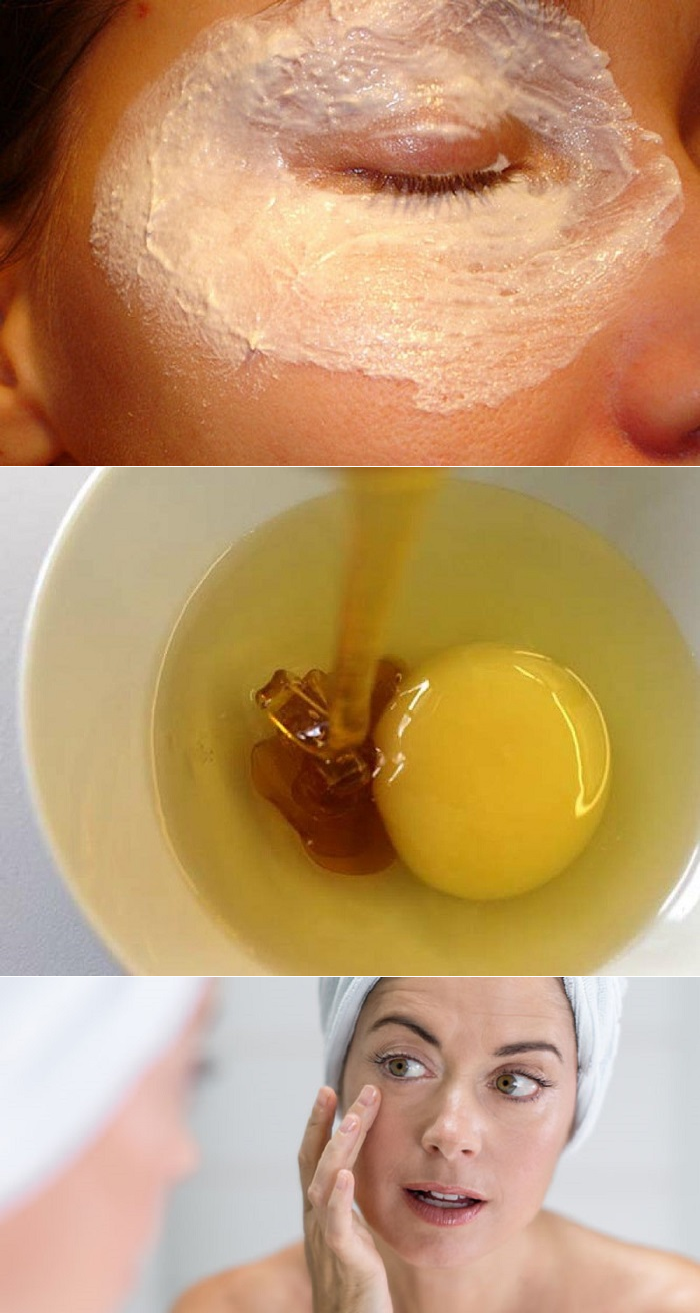 Маска для лица с яйца подтягивающая