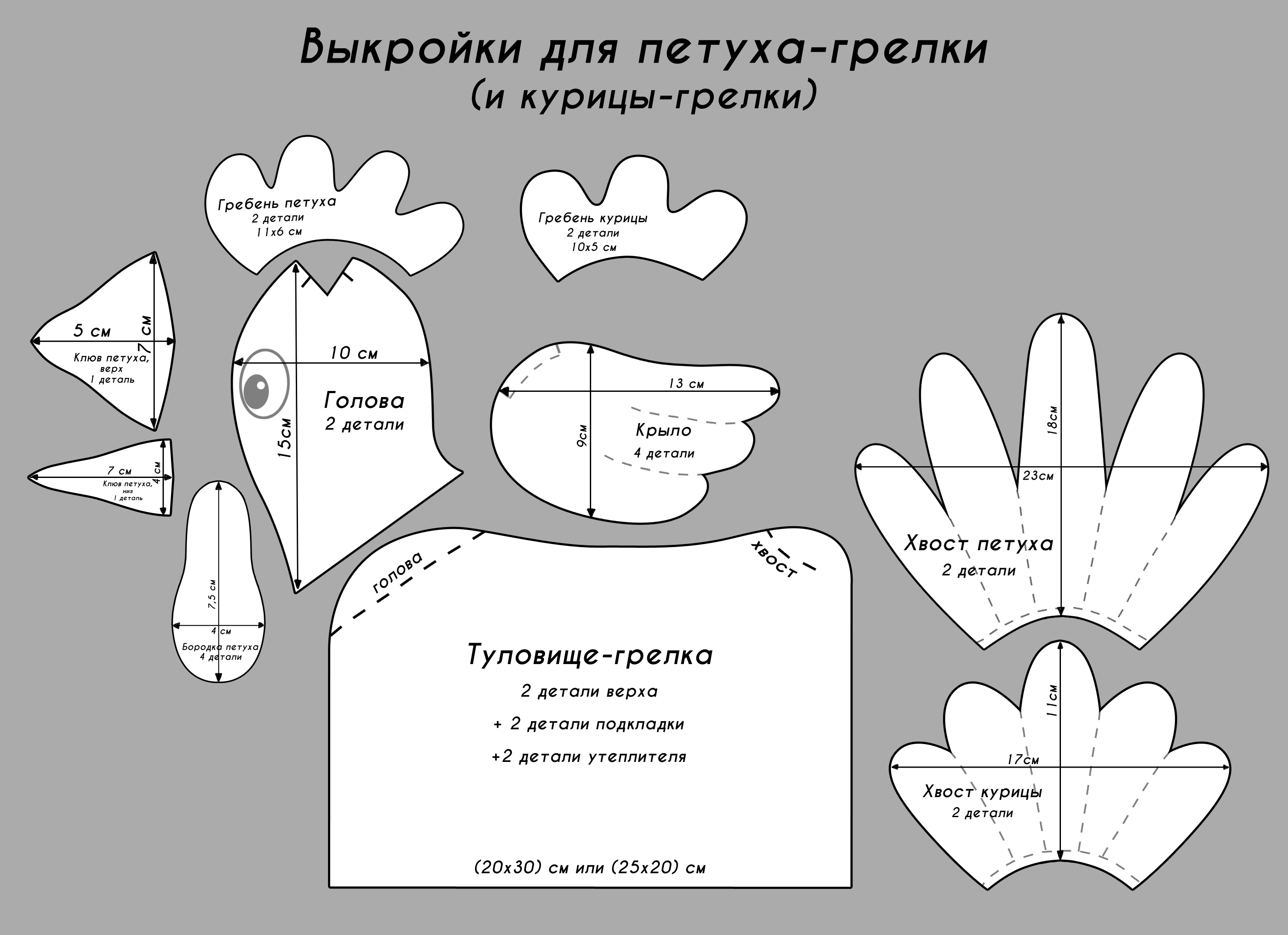 Сшить бабу на чайник своими руками схемы и выкройки