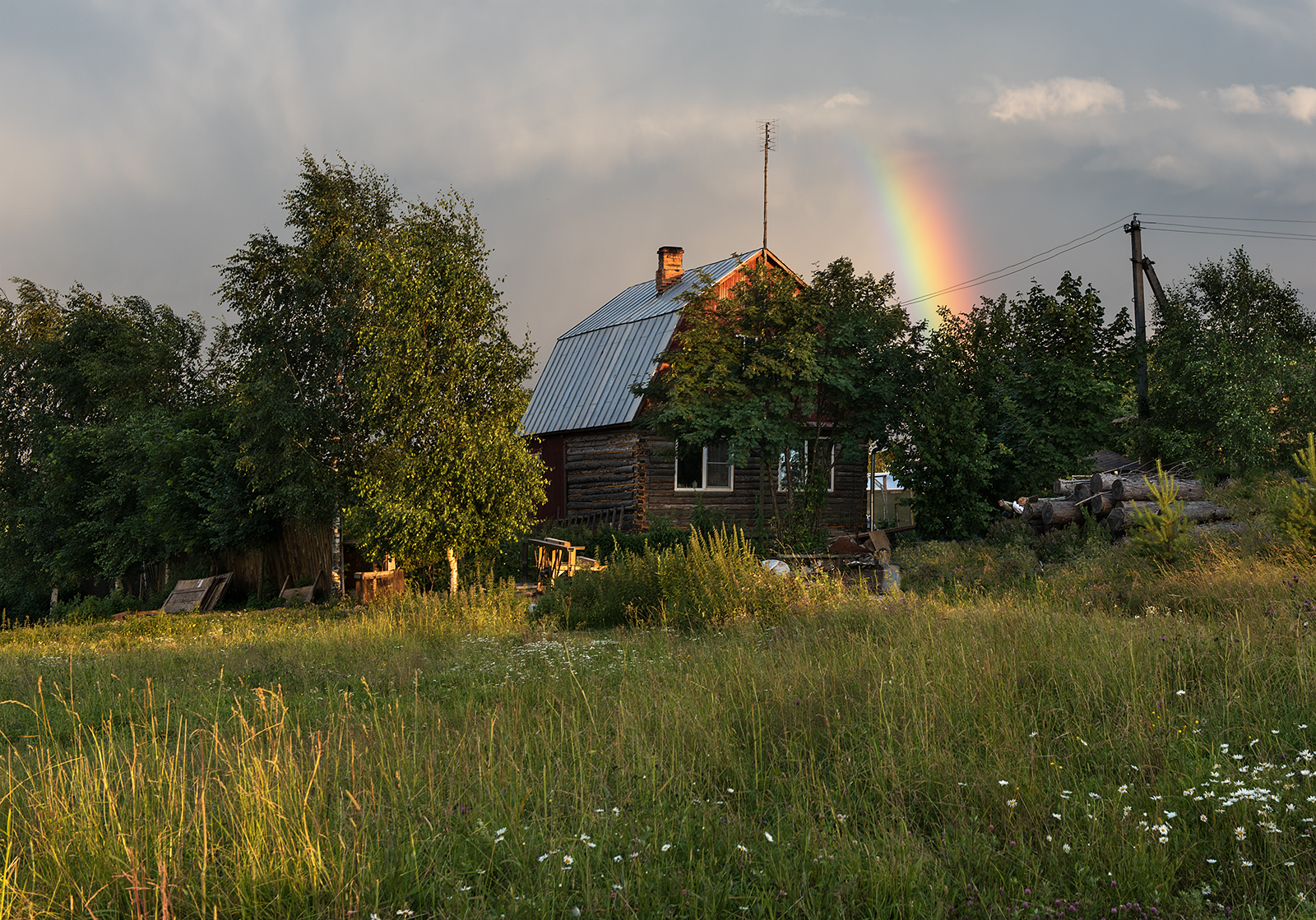 Деревенский замечать