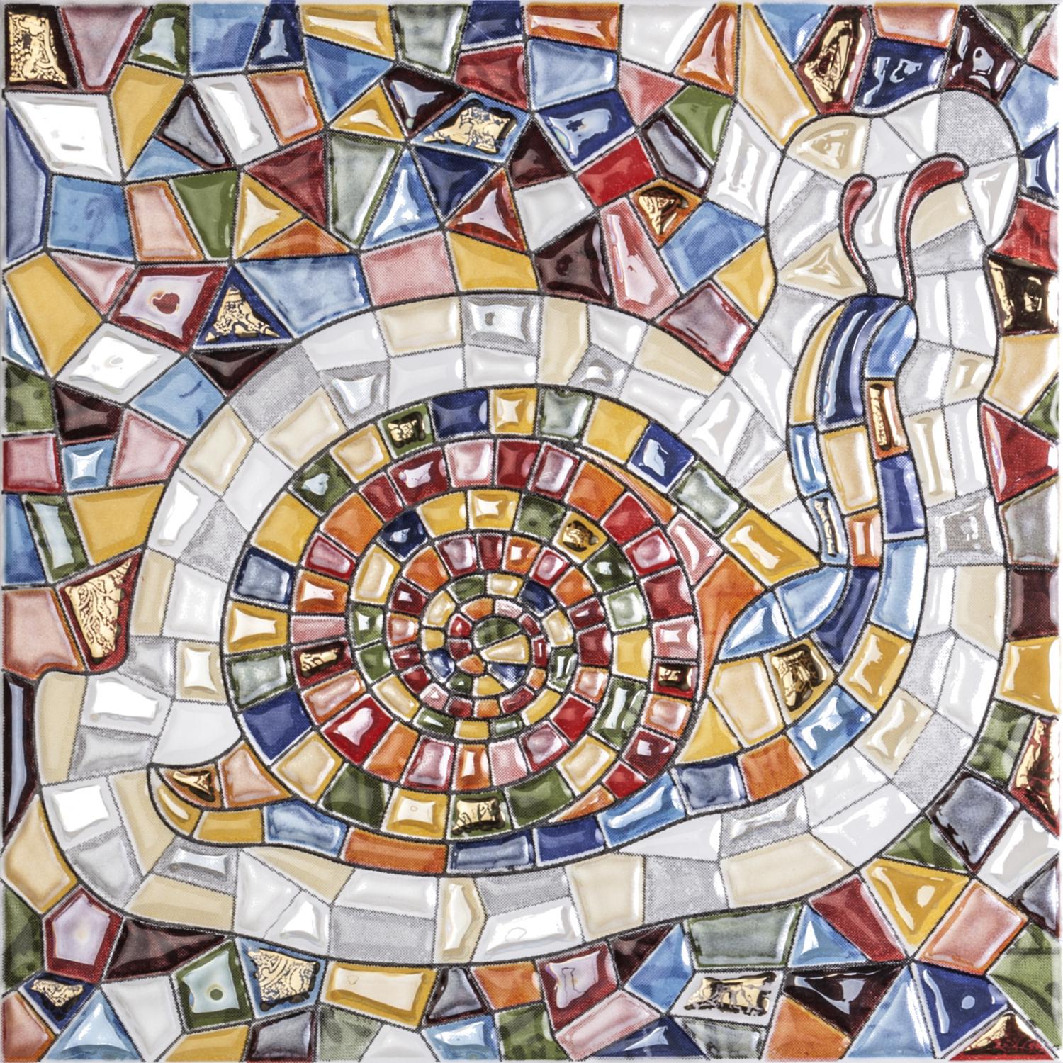 Испанская мозаика Гауди декор