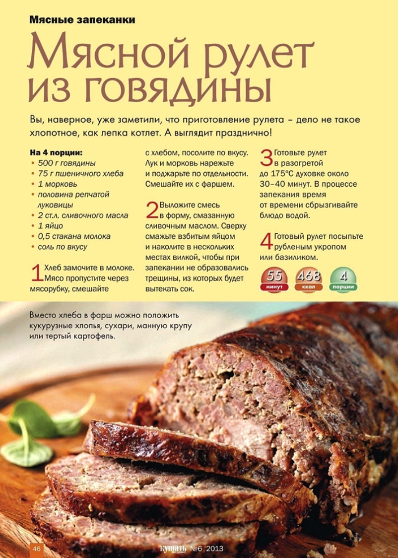 Рецепт простого приготовления мяса