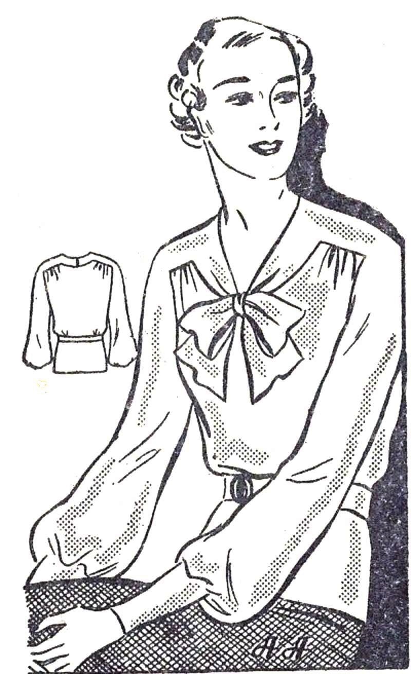 Блузка 1930-х годов