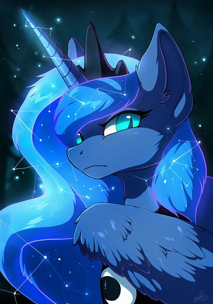 Unknown artist Princess Luna Постила.