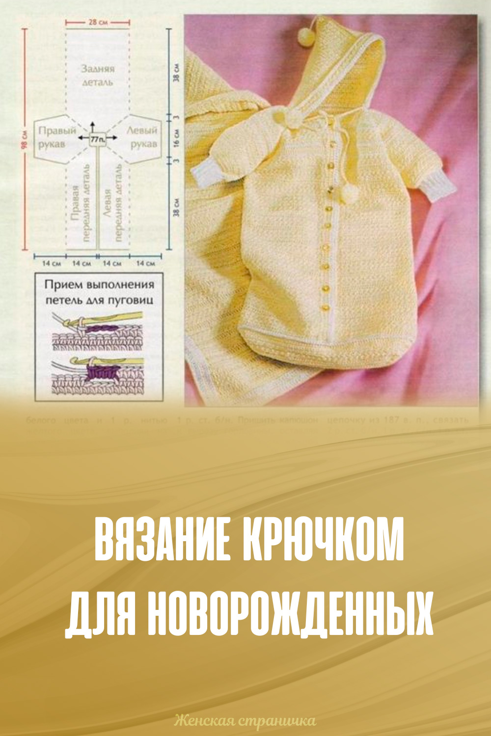 Схемы вязания для новорожденных