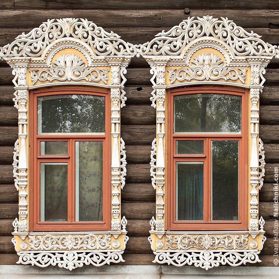 старые наличники в интерьере