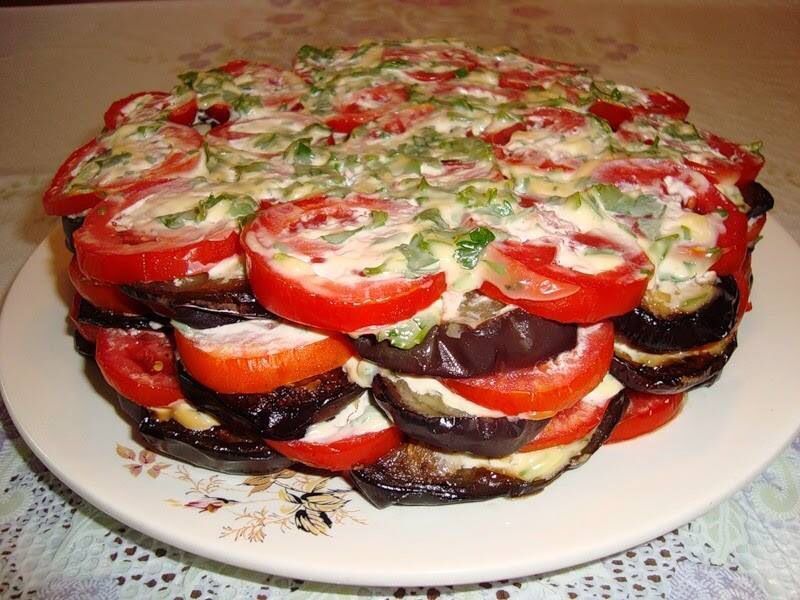 Баклажановый торт