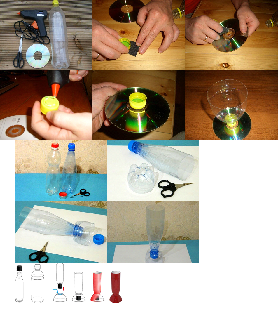 стаканчики из пластиковых бутылок. стаканчик из пластиковой бутылки. оригинальные горшки для цветов. подставка для карандашей из пластиковых бутылок. стаканы для рассады из бутылок.