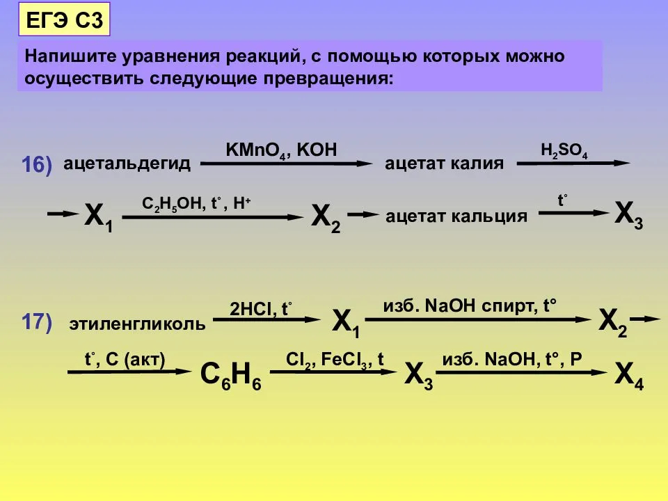 В схеме превращений cac2 h2o x co2 y