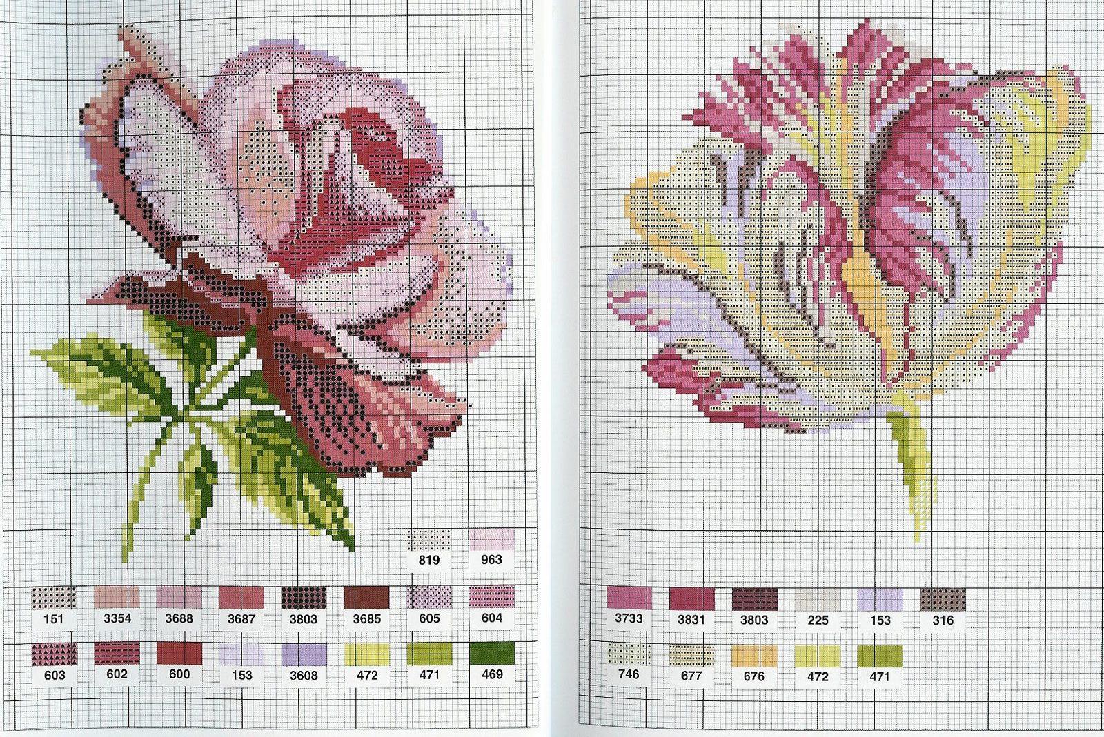 Вышивка По Цветам Купить