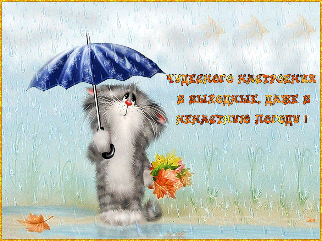 Прекрасного настроения в дождливый день. Доброе дождливое утро. Хорошего настроения в пасмурный день. Отличного настроения в дождливую погоду.