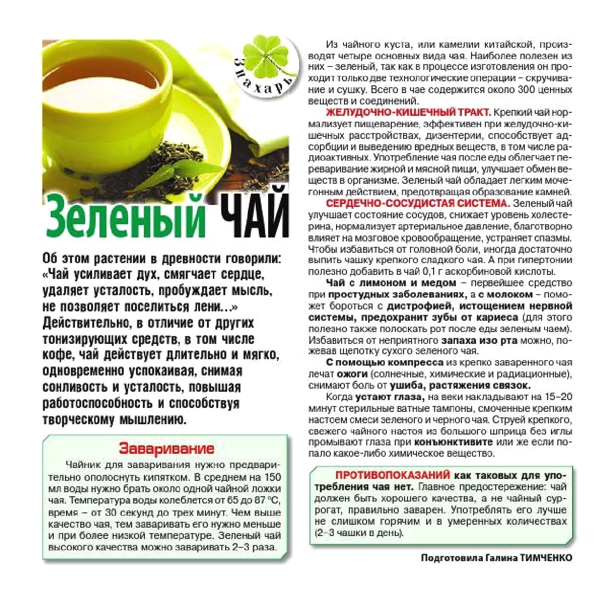 Польза зеленого чая для организма мужчины