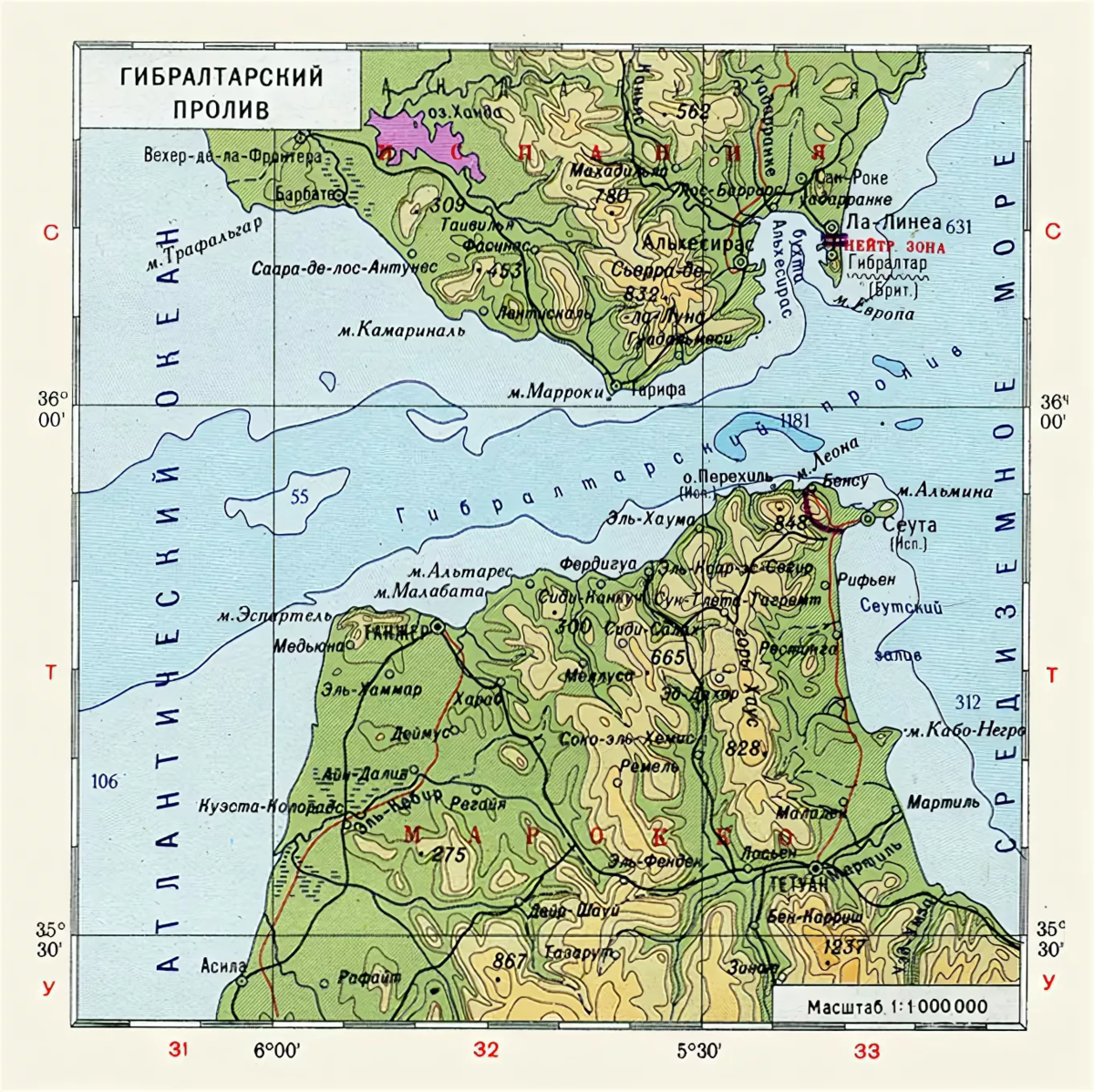 Найдите на физической карте евразии проливы гибралтарский. Пролив Гибралтар на карте. Гибралтарский пролив на карте полушарий. Гибралтарский залив на карте.