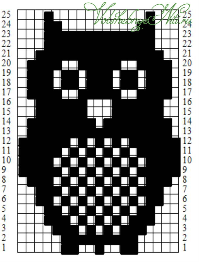 Носки совушки схема вязания спицами