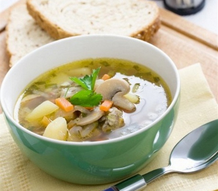 Суп из шампиньонами и картофелем рецепт с фото