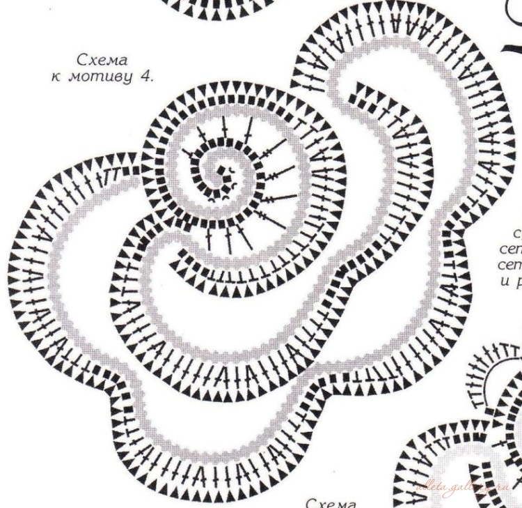 Ирландское кружево розы крючком схемы с описанием