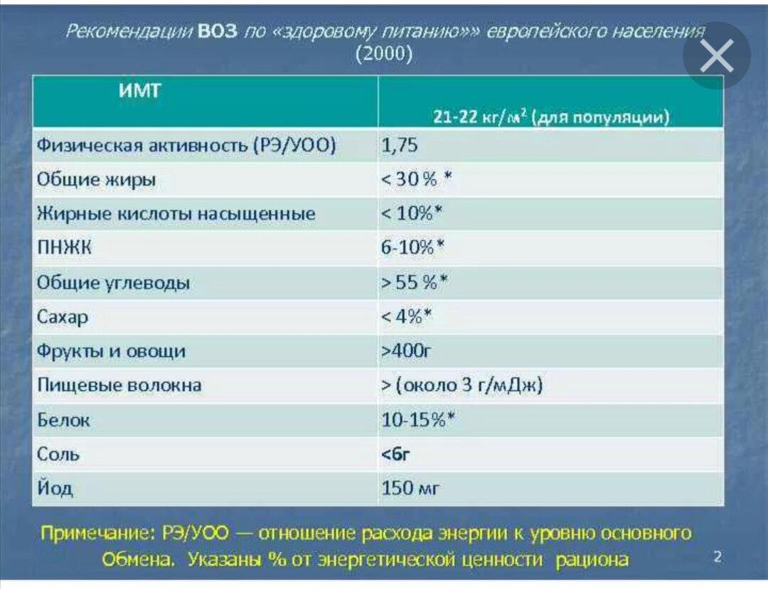 Нормы белка в питании