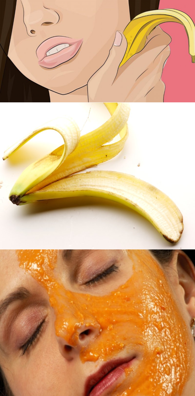 Банановые маски от морщин