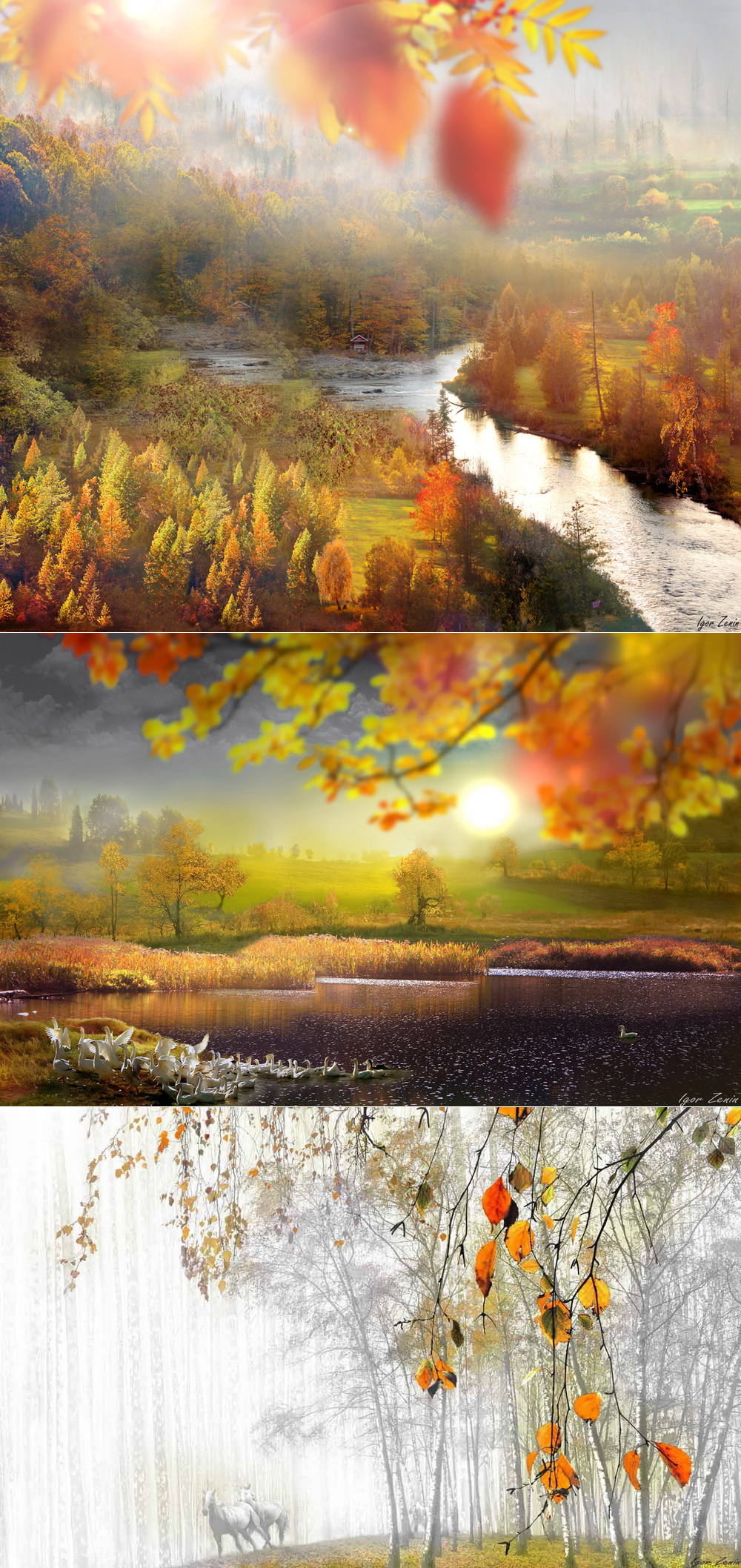 Четыре времени у года... Фотохудожник Игорь Зенин (Igor Zenin).
