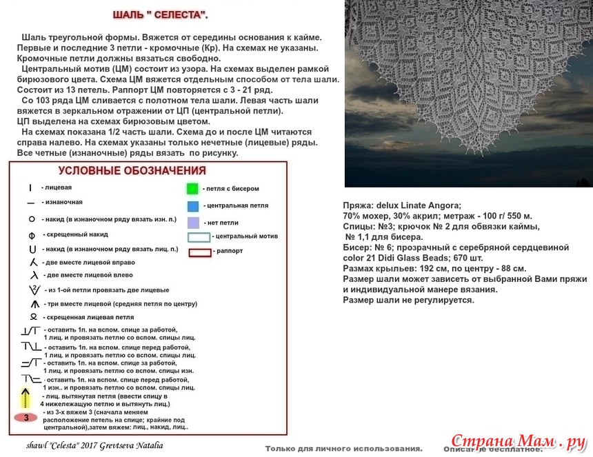 Шаль спицами схема и описание. Шаль описание. Шаль Селеста. Шаль Селеста схема и описание. Шаль Хирна спицами схема и описание.