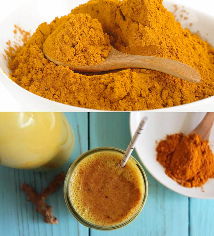 Блины с куркумой