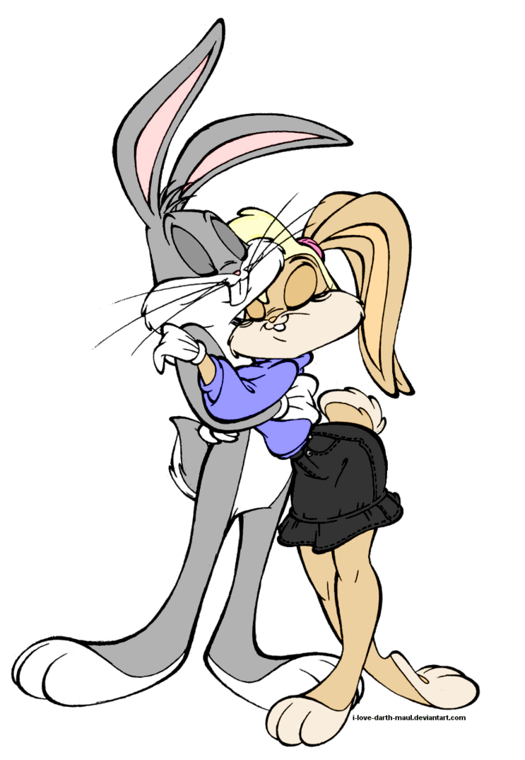 lola_and_bugs_bunny_by_i_love_darth.png (743 × 1074) Cartoons Animados Пост...