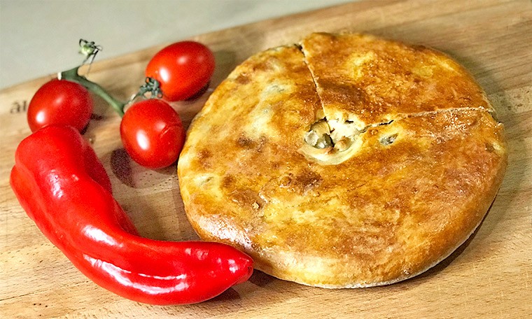 Грузинский мясной пирог
