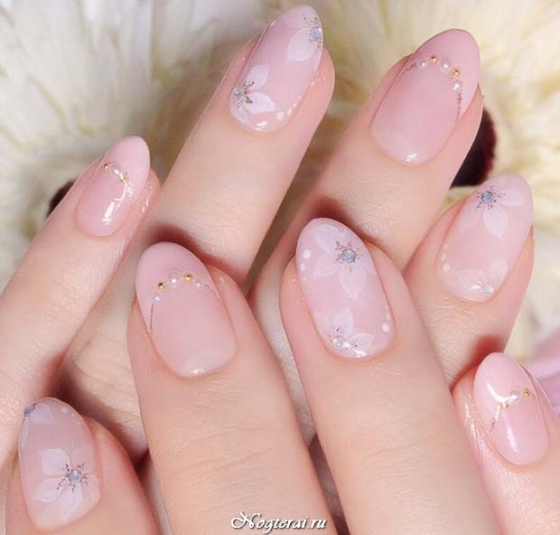 Розовый френч на молочном | Дизайнерские ногти, Красивые ногти, Фиолетовые ногти