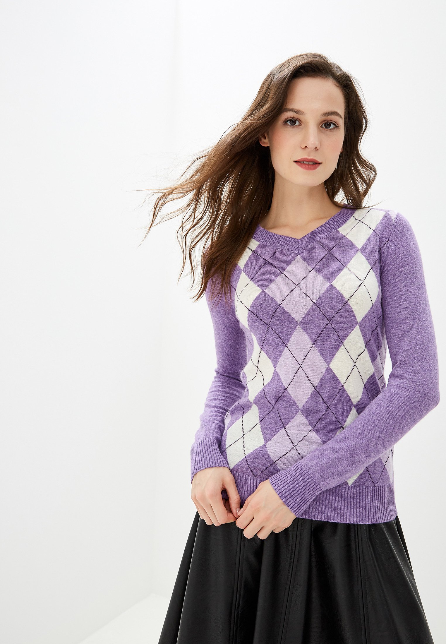 Фиолетовый Свитер Женский Купить