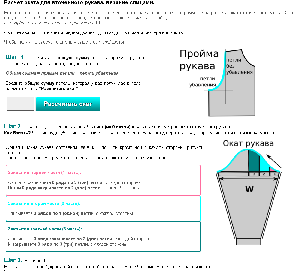 Как рассчитать пройму и окат рукава при вязании. Ширина рукава пройма окат формула. Расчет и вывязывание оката рукава. Схема вязания оката рукава. Как рассчитать вырез