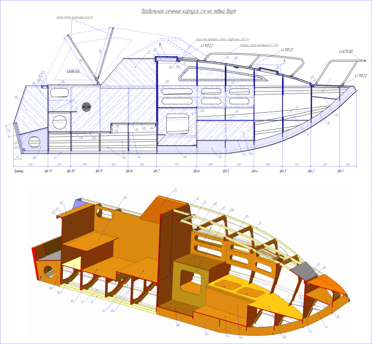 Проекты катеров для самостоятельной постройки из стеклопластика
