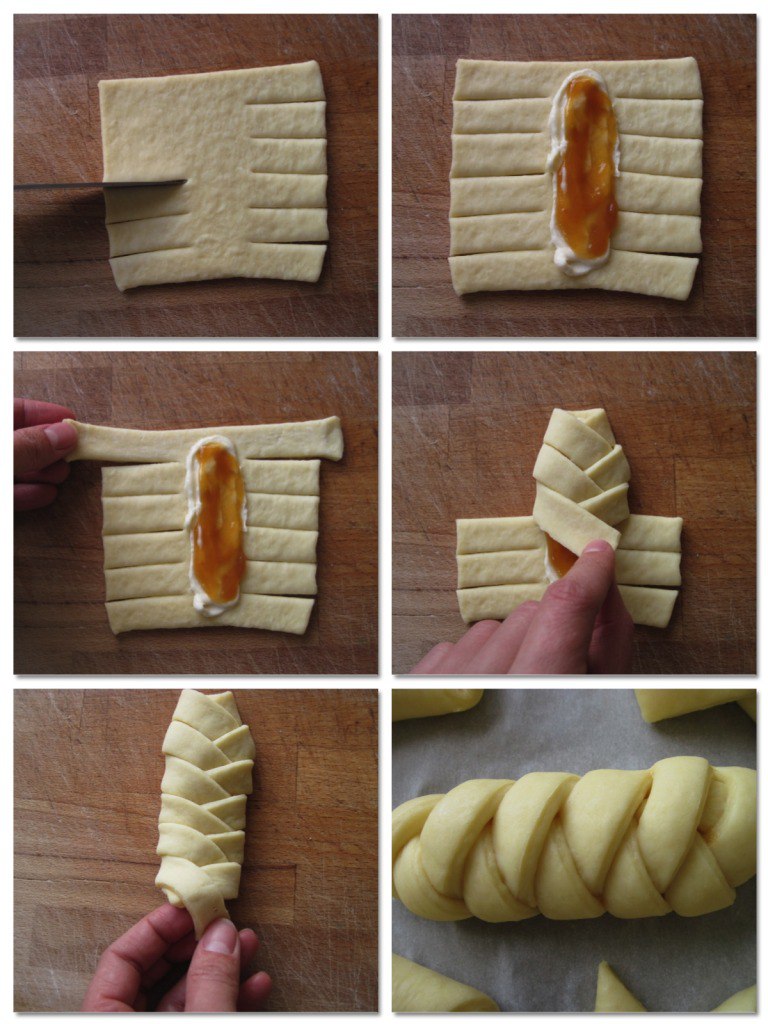 Красивая форма печенья с начинкой