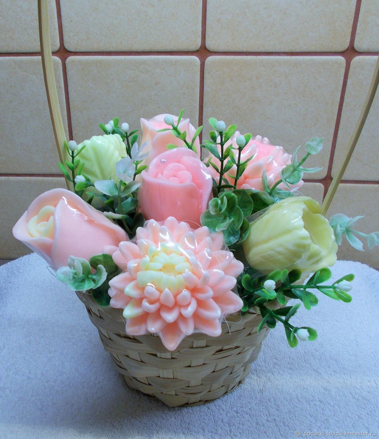 Букет из мыла на кухню