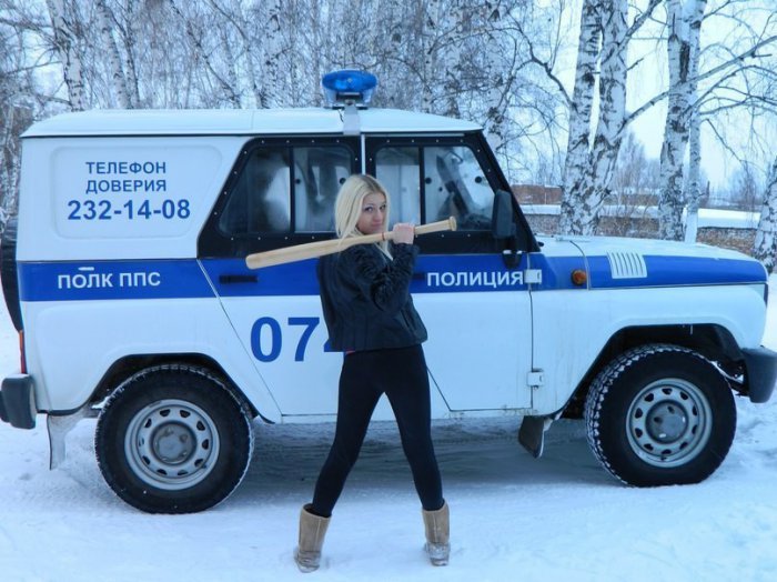 УАЗ полиция прикол