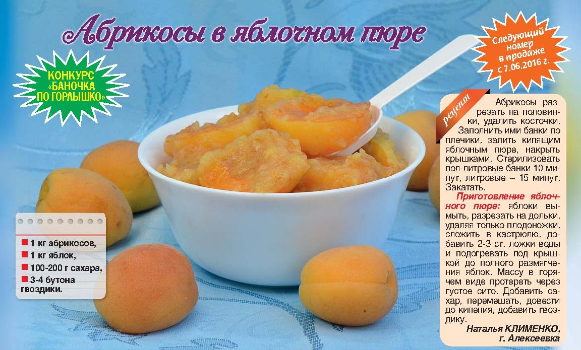 Джемы пюре из яблок