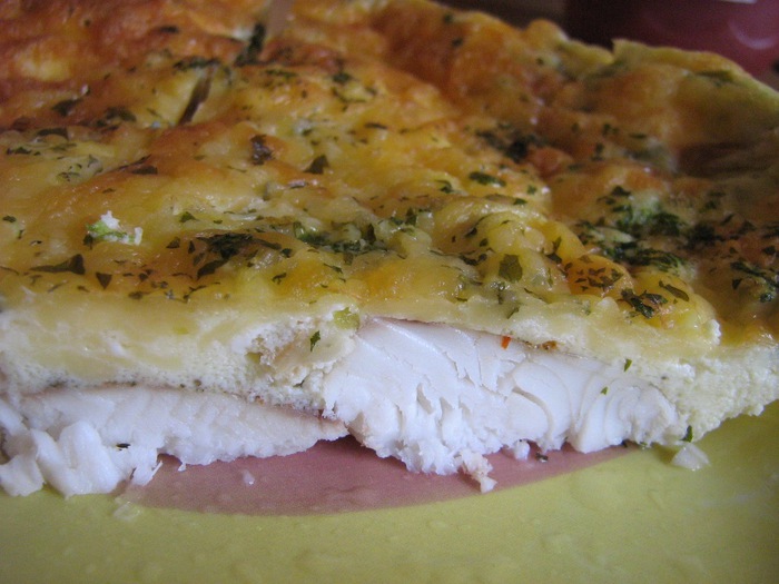 рыба под польским соусом.