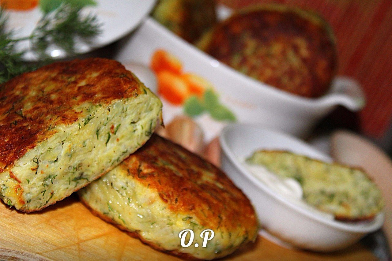Картофельные котлеты с укропом