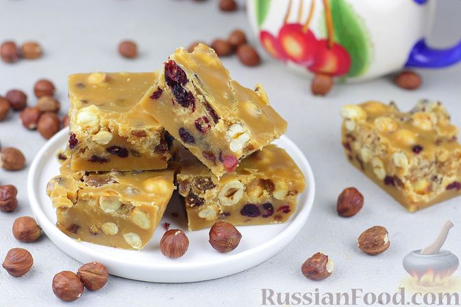 Щербет с арахисом и изюмом