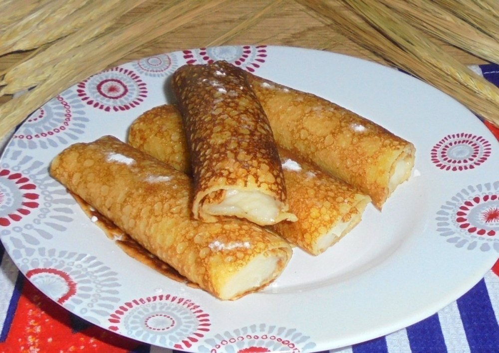 Блинчики с заварным кремом