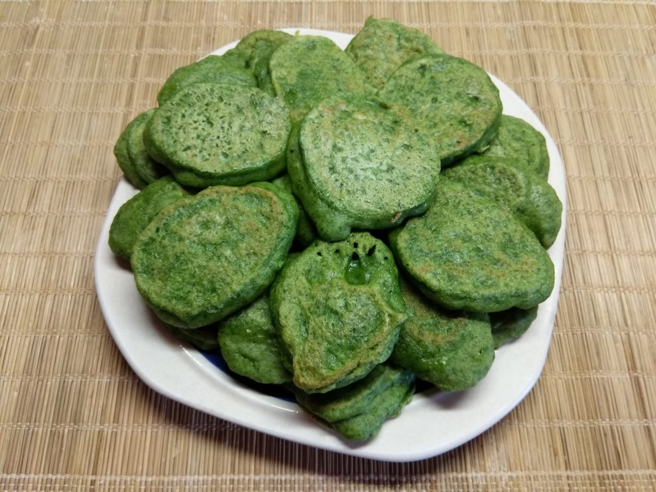 Шпинатные панкейки