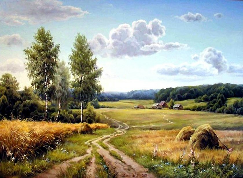 Пейзажи природы живопись