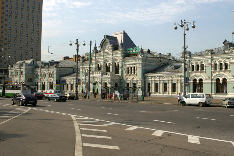 Рижский вокзал в москве