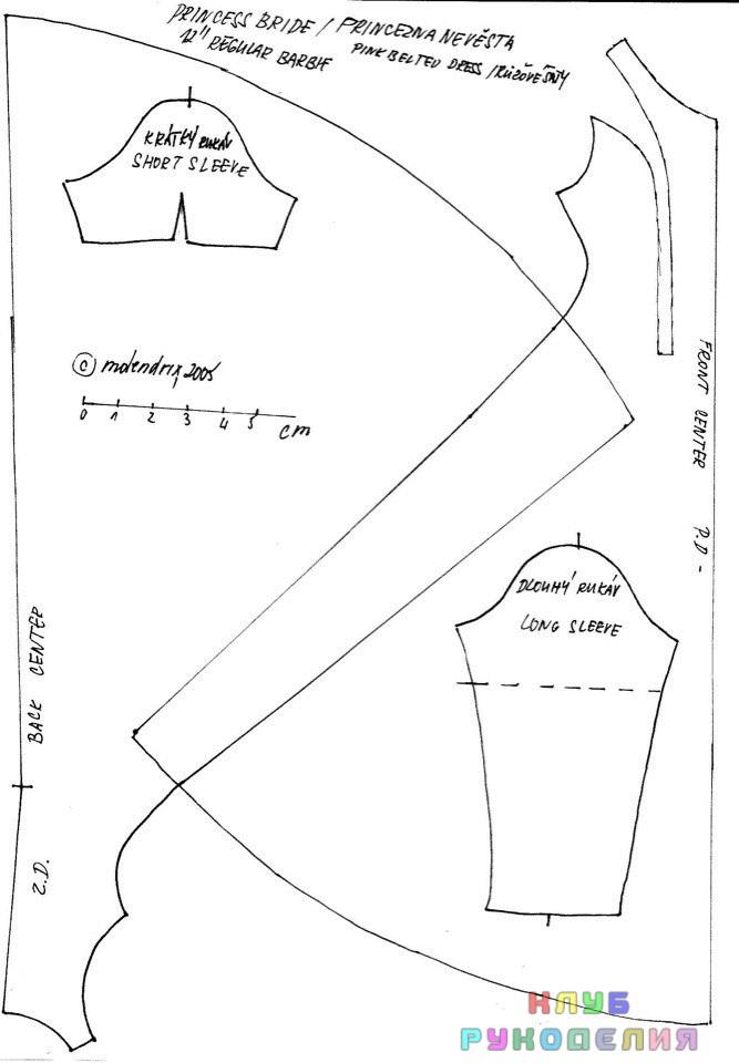 Платье барби выкройка