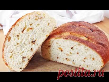 Картофельный хлеб с жареным луком